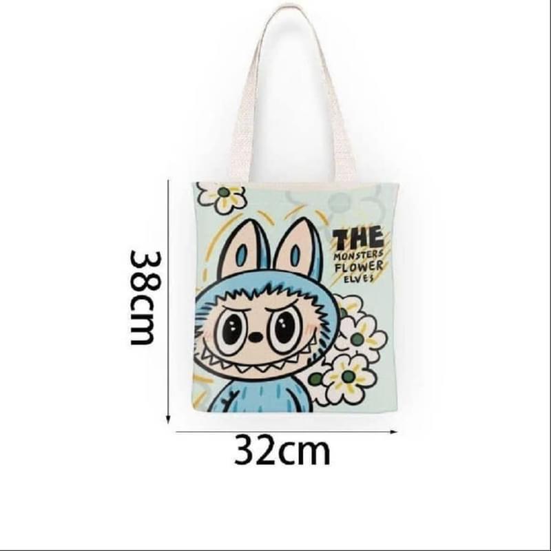 Túi vải canvas nữ tote, túi xách nữ Labubu-duoc-ban-tai-BT Mart - Siêu thị dành cho Người bận rộn