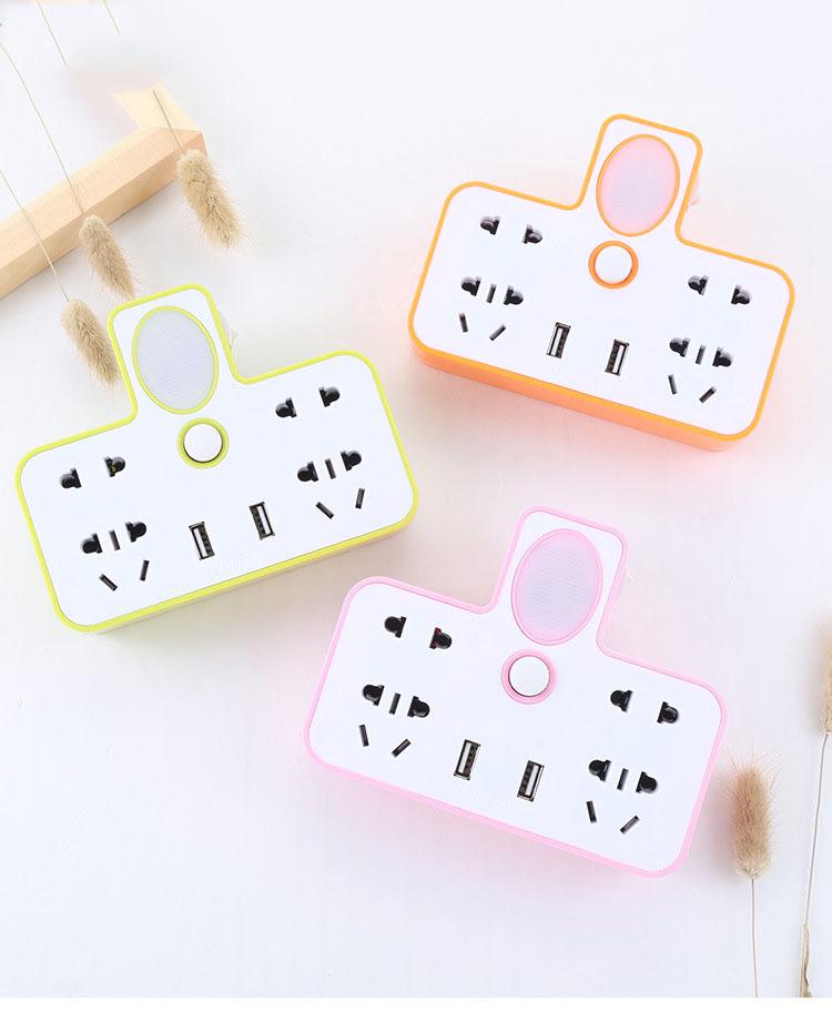 Ổ cắm chia ổ điện kiêm đèn ngủ (kèm 2 cổng usb sạc điện thoại)-duoc-ban-tai-BT Mart - Siêu thị dành cho Người bận rộn