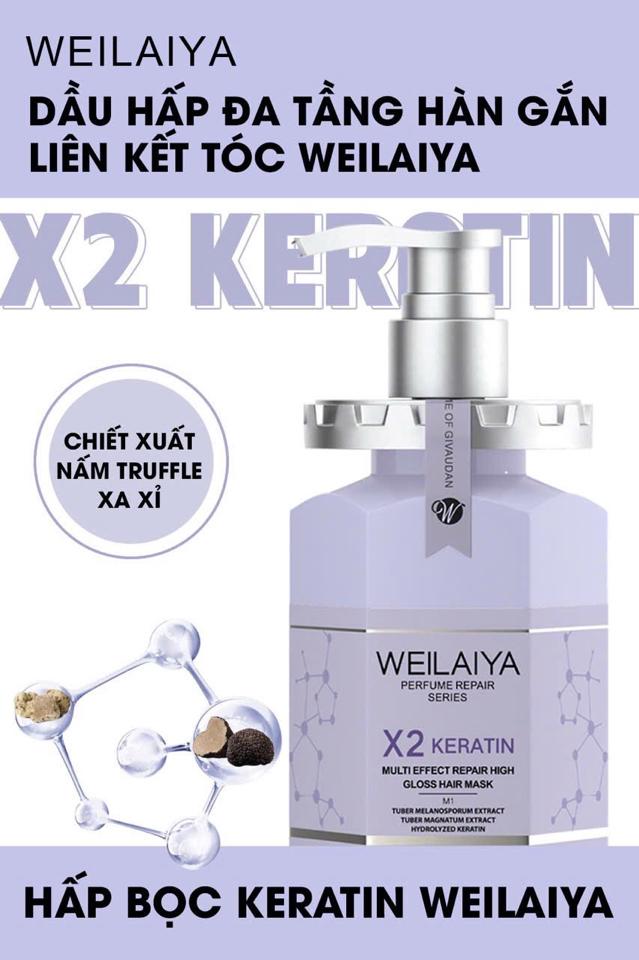 Hấp Tóc X2 Keratin Weilaiya-duoc-ban-tai-Cẩm Loan Cosmetics