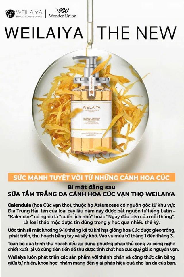 Sữa Tắm Hoa Cúc Weilaiya-duoc-ban-tai-Cẩm Loan Cosmetics