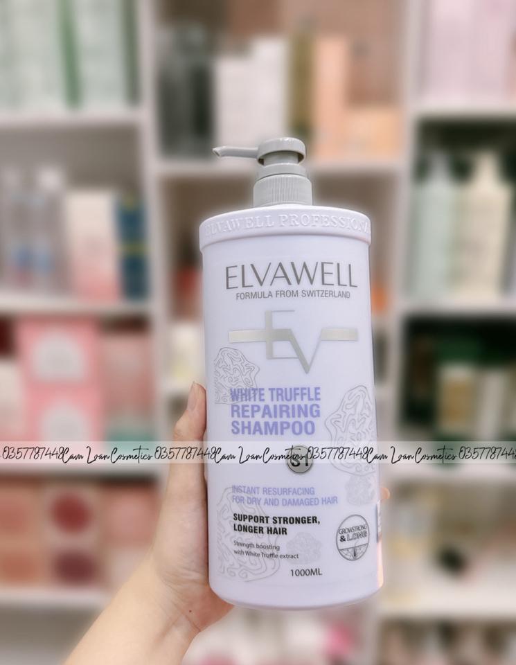 Dầu Gội Elvawell Tím 1000ml-duoc-ban-tai-Cẩm Loan Cosmetics