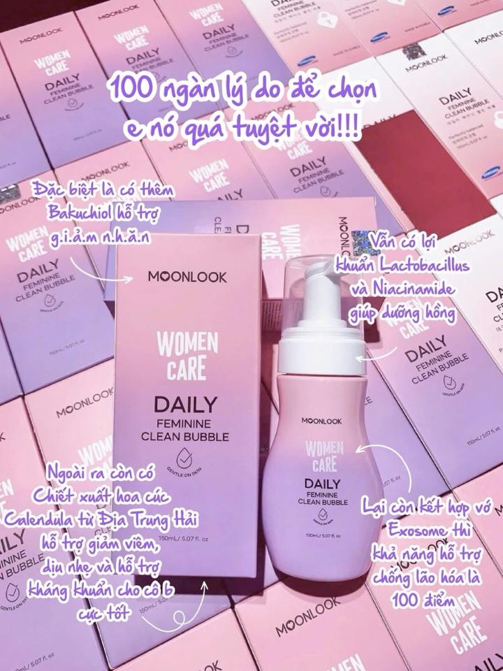 Dung dịch vệ sinh Moonlock ver2 #tím-duoc-ban-tai-Cẩm Loan Cosmetics