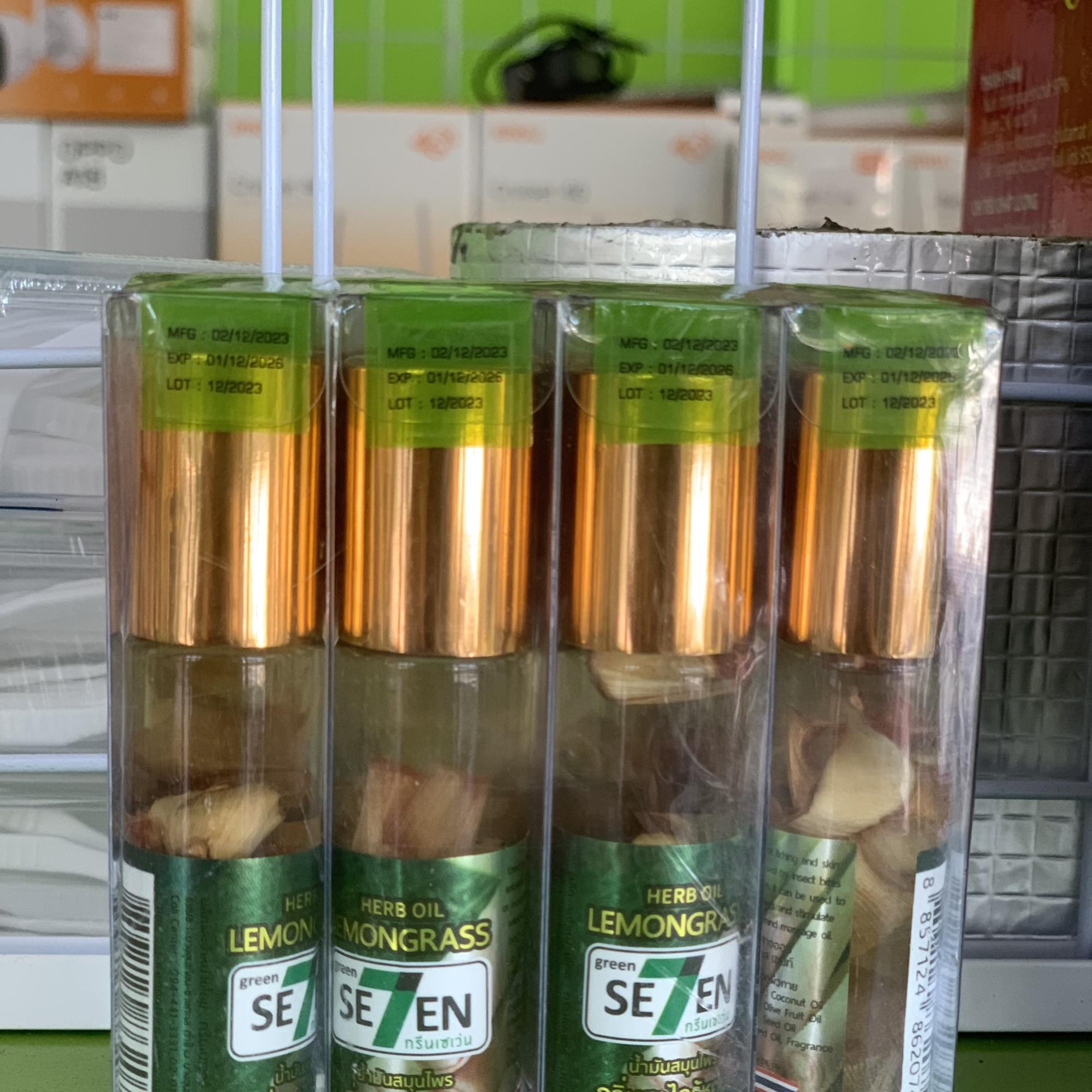 Dầu gió Herb Oil Lemongrass Se7en Thái Lan -duoc-ban-tai-Trần Anh Style