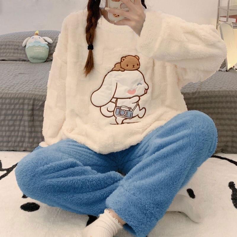 Đồ ngủ bông cute -duoc-ban-tai-Múp Clothings