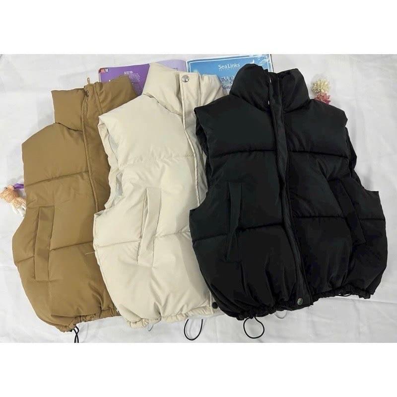 Áo khoác phao nhung lì gile-duoc-ban-tai-Múp Clothings