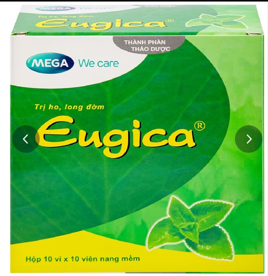 Thuốc Eugica MEGA xanh điều trị ho đờm, cảm cúm, sổ mũi (10 vỉ x 10 viên)-duoc-ban-tai-KimAnhpharmacy.buynow