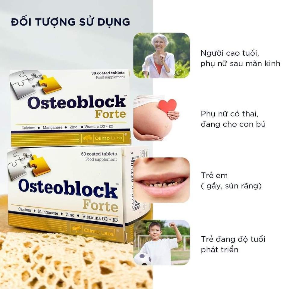 Canxi Osteoblock ( 60 viên) hữu cơ, D3, K2,-duoc-ban-tai-KimAnhpharmacy.buynow