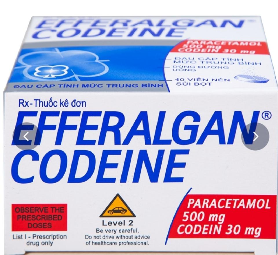 Thuốc Efferalgan Codeine Bristol Myers Squibb giúp giảm đau cấp tính (10 vỉ x 4 viên)-duoc-ban-tai-KimAnhpharmacy.buynow