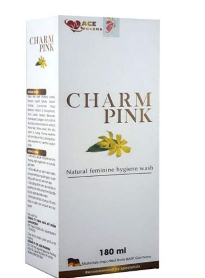 Dung dịch vệ sinh phụ nữ Charm Pink 180ml- nguyên liệu Đức cam kết hàng đúng mô tả chất lượng đảm bảo an toàn đến sức khỏe người sử dụng-duoc-ban-tai-KimAnhpharmacy.buynow