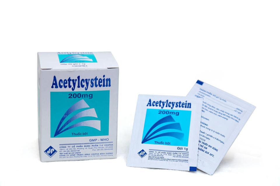Acetycystein gói hộp 20 gói -duoc-ban-tai-HC PHARMA