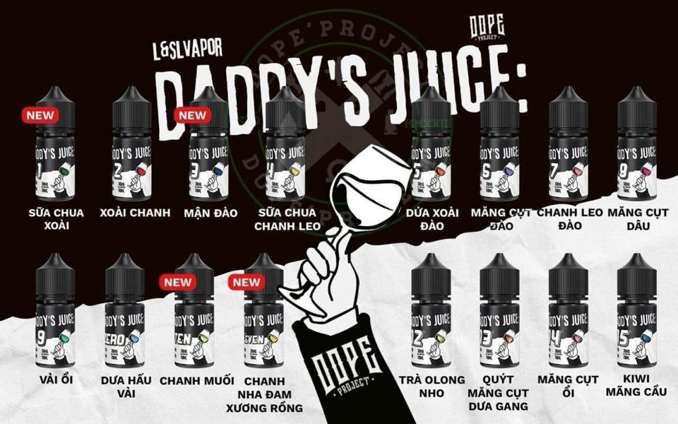 Tinh dầu Daddy’s 30ML ( 50 ni)-duoc-ban-tai-Smoke God Đà Lạt