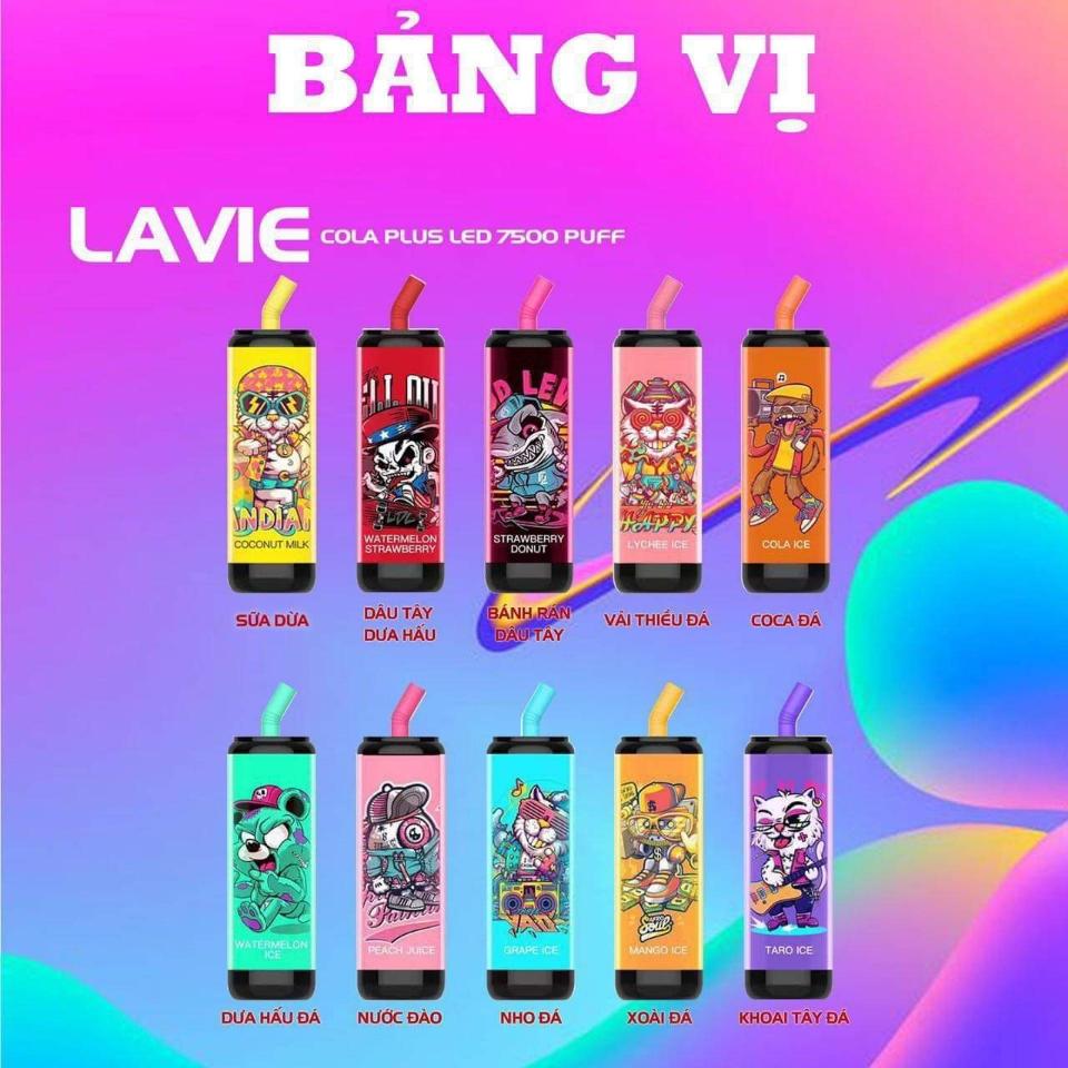 Lavie 7500 hơi 5% Ni - Kéo xuống để xem vị -duoc-ban-tai-Smoke God Đà Lạt