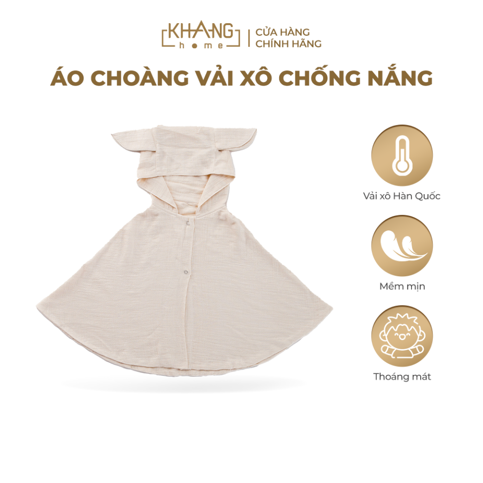 ÁO CHOÀNG CHỐNG NẮNG CHO BÉ VẢI XÔ THOÁNG MÁT, THẤM HÚT MỒ HÔI-duoc-ban-tai-Kidzworld Asia