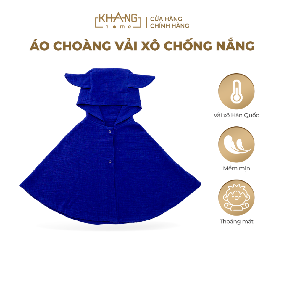 ÁO CHOÀNG CHỐNG NẮNG CHO BÉ VẢI XÔ THOÁNG MÁT, THẤM HÚT MỒ HÔI-duoc-ban-tai-Kidzworld Asia