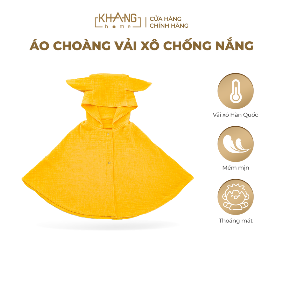 ÁO CHOÀNG CHỐNG NẮNG CHO BÉ VẢI XÔ THOÁNG MÁT, THẤM HÚT MỒ HÔI-duoc-ban-tai-Kidzworld Asia