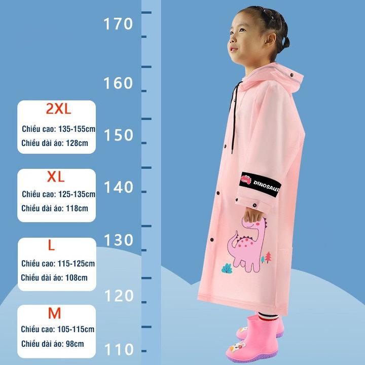 ÁO MƯA TRẺ EM CHO BÉ CAO 105-155CM 56295-duoc-ban-tai-Kidzworld Asia