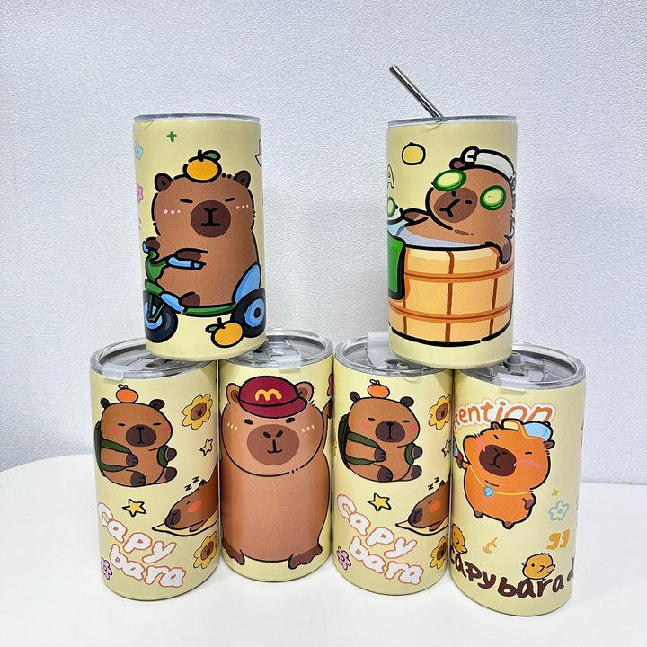 LY GIỮ NHIỆT 600ML CAPYBARA/LABUBU KÈM ỐNG HÚT GIỮ NHIỆT NÓNG LẠNH-duoc-ban-tai-Kidzworld Asia