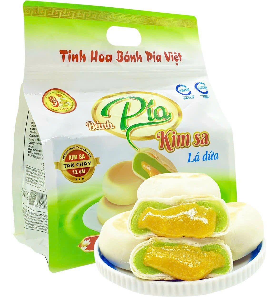 Bánh Pía Kim Sa Lá Dứa 500g-duoc-ban-tai-BÁNH PÍA HẢI SƠN