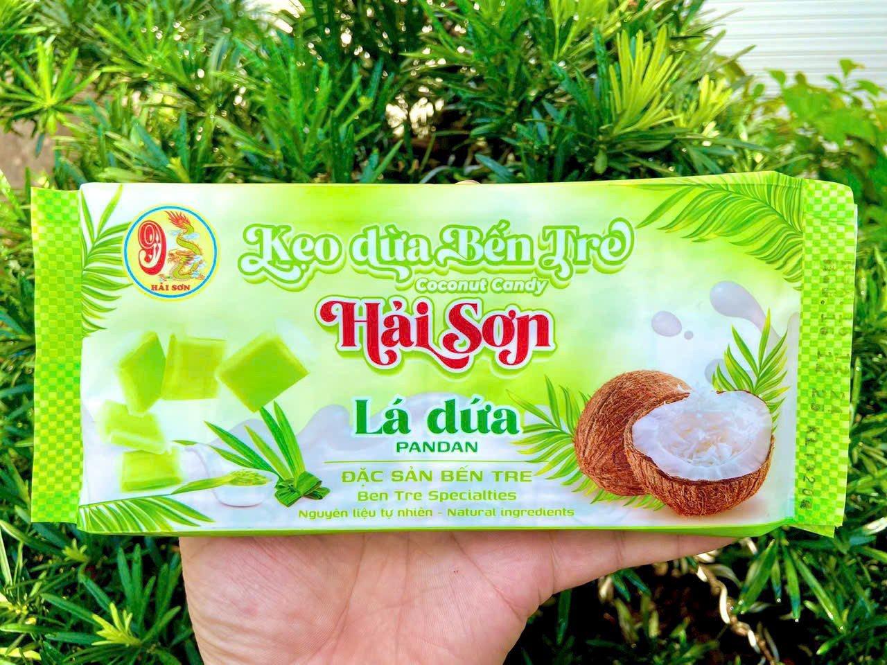 Kẹo Dừa Lá Dứa 320g - Mới-duoc-ban-tai-BÁNH PÍA HẢI SƠN
