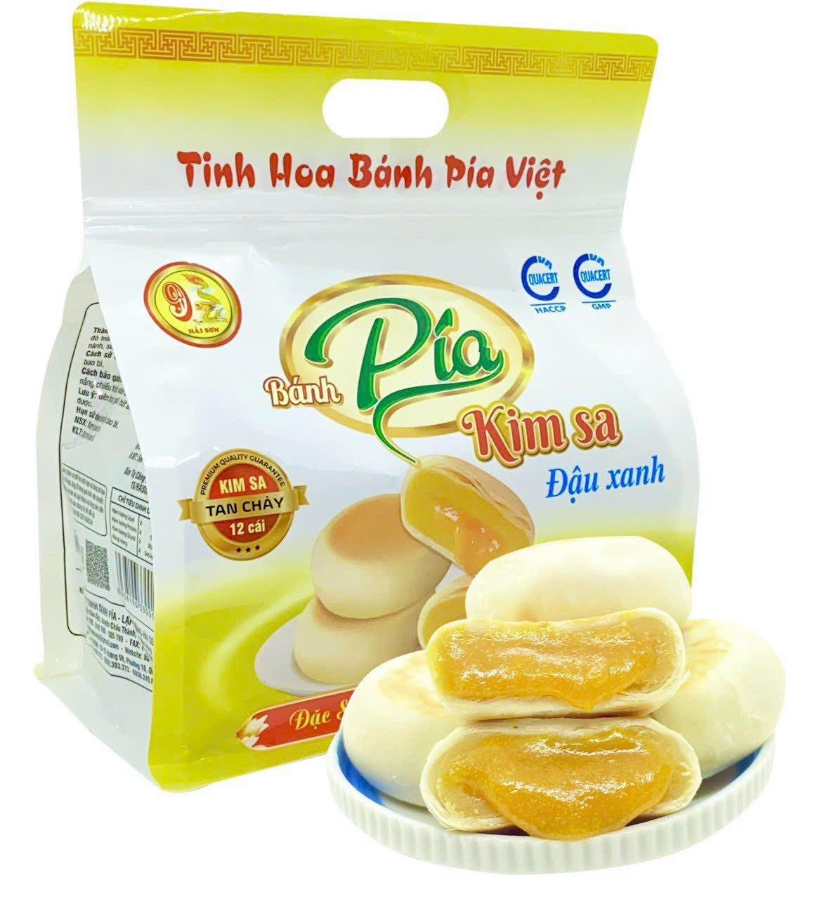 Bánh Pía Kim Sa Đậu Xanh 500g-duoc-ban-tai-BÁNH PÍA HẢI SƠN