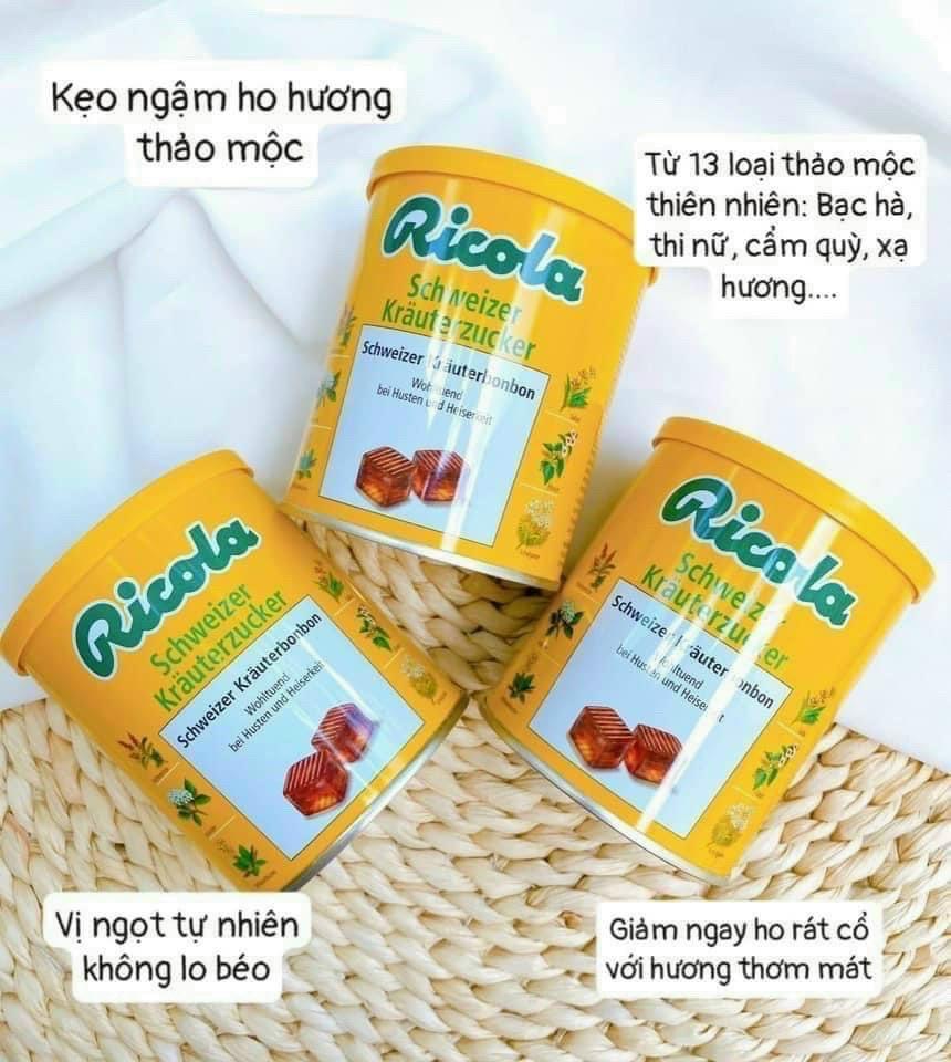 Kẹo ho Ricola Đức 250g-duoc-ban-tai-Hàng Xịn Giá Tốt