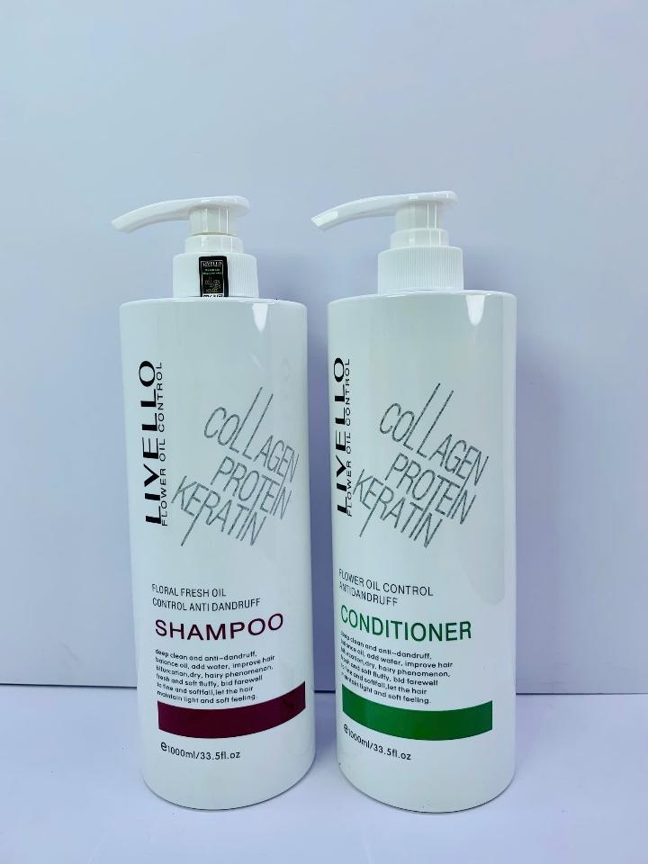 CẶP DẦU GỘI XẢ DƯỠNG SINH LIVELLO 1000ML X2 – PHỤC HỒI & CHỐNG LÃO HÓA TÓC-duoc-ban-tai-MỸ PHẨM QUÂN THU