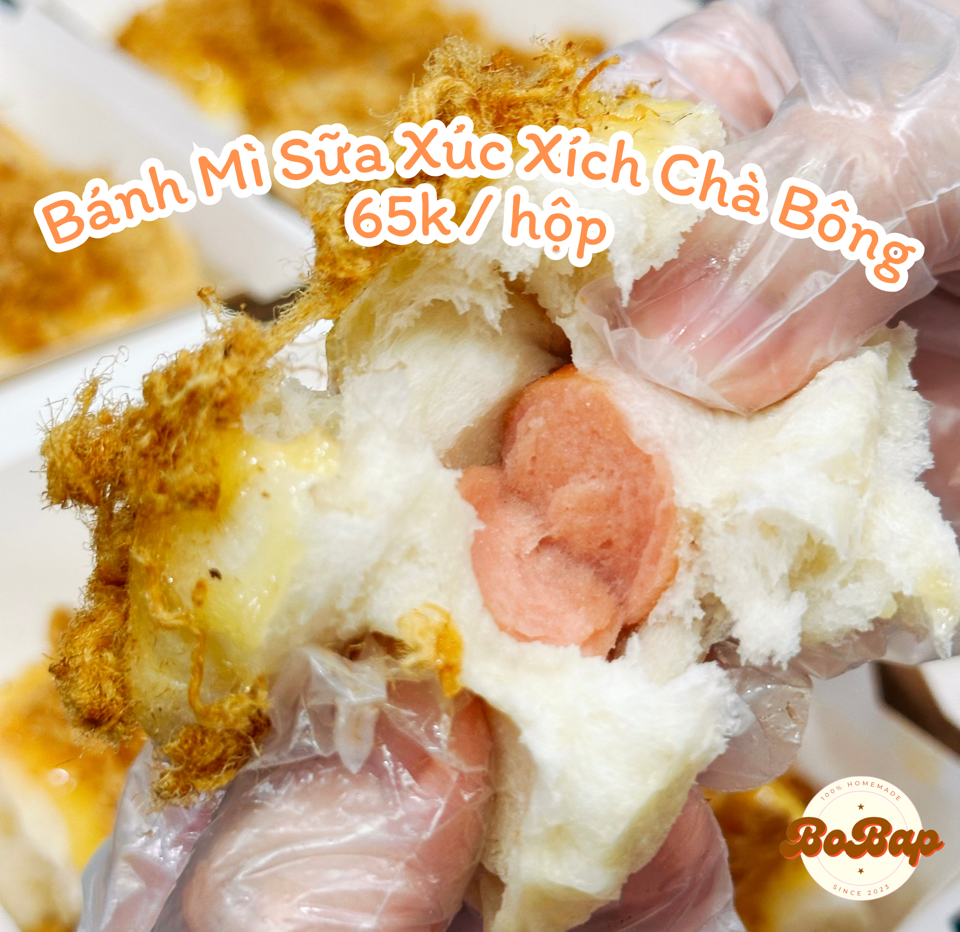 Bánh Mì Sữa Xúc Xích Chà Bông-duoc-ban-tai-BoBap