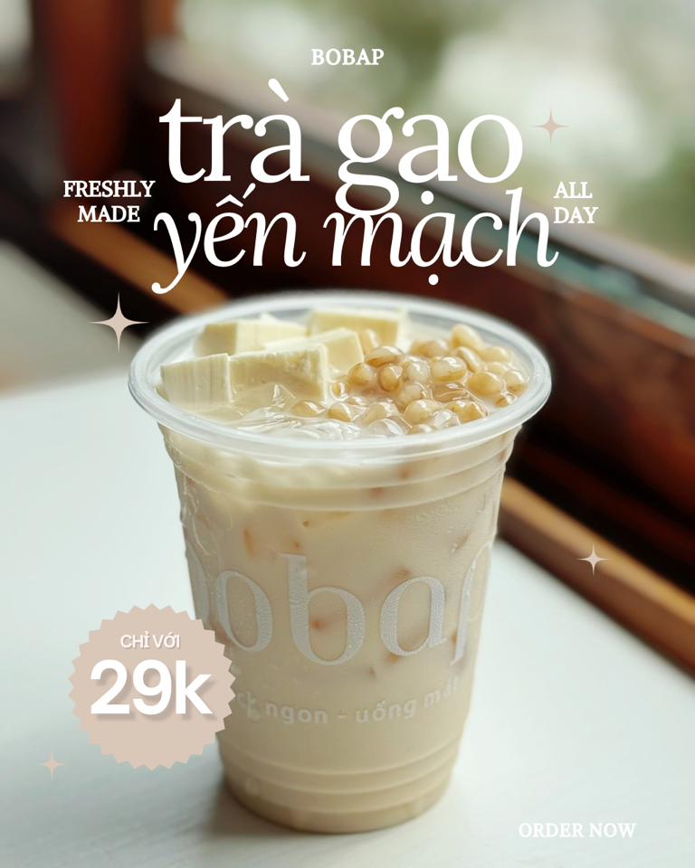 Trà Sữa Gạo Rang Yến Mạch-duoc-ban-tai-BoBap