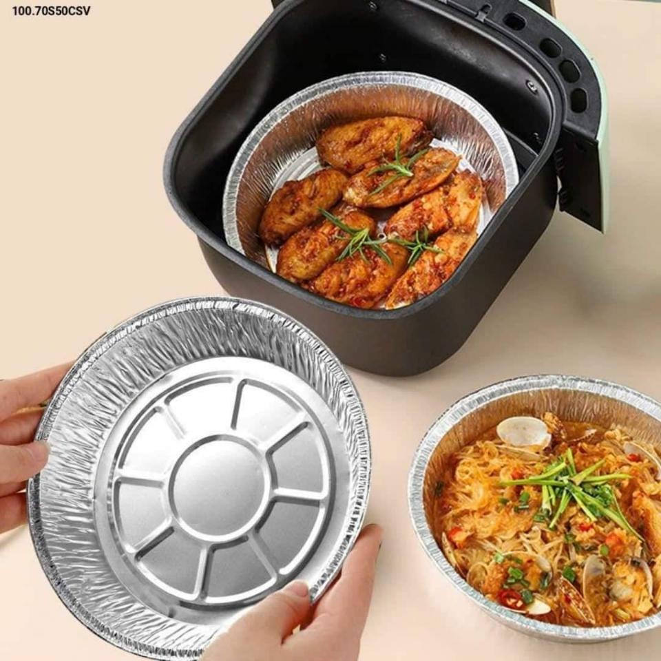 Khay nhôm lót nồi chiên (set 10 cái)-duoc-ban-tai-Gia Dụng An Nhiên