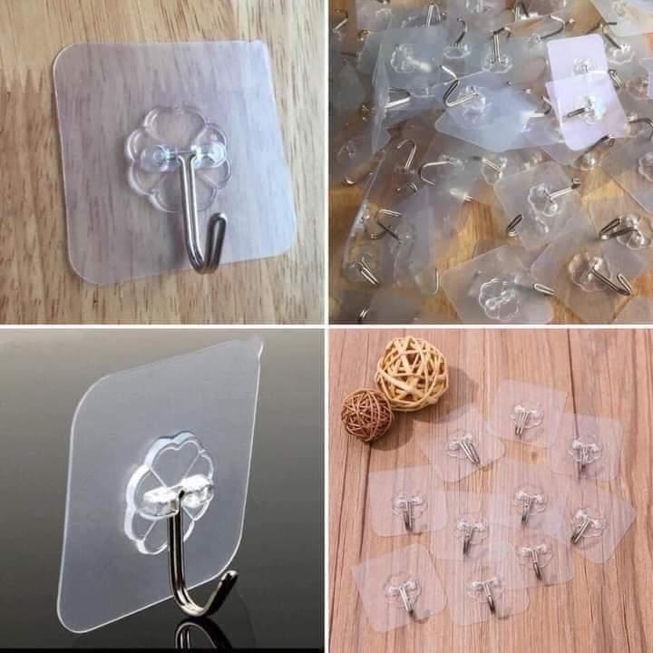 Móc dán tường trong suốt (Set 5 cái)-duoc-ban-tai-Gia Dụng An Nhiên