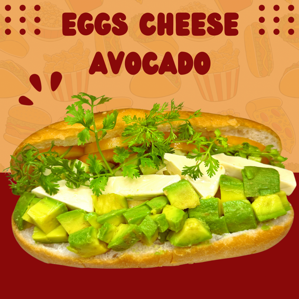 Eggs Cheese Avocado-duoc-ban-tai-Bánh Mì Sài Gòn Phú Quốc