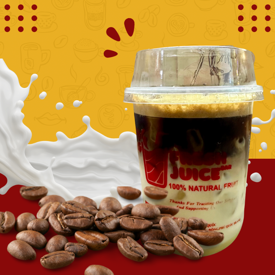 Fresh Milk Coffee-duoc-ban-tai-Bánh Mì Sài Gòn Phú Quốc