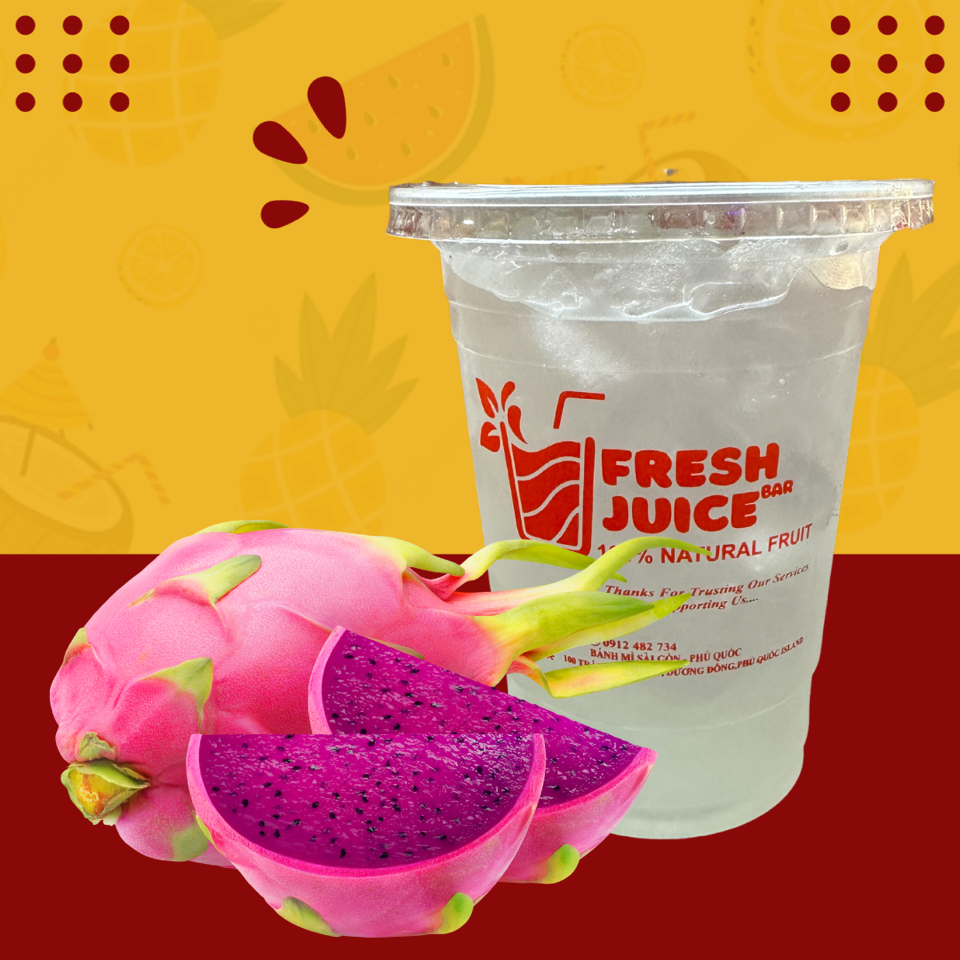 Dragon Fruit Juice-duoc-ban-tai-Bánh Mì Sài Gòn Phú Quốc