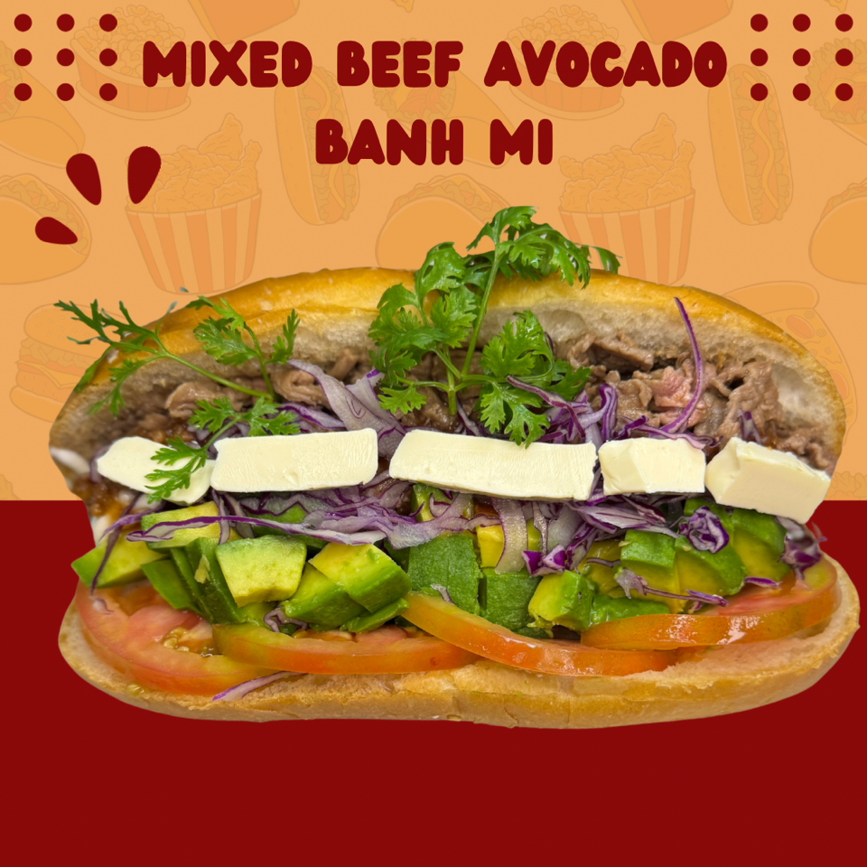 Mixed Beef Avocado-duoc-ban-tai-Bánh Mì Sài Gòn Phú Quốc