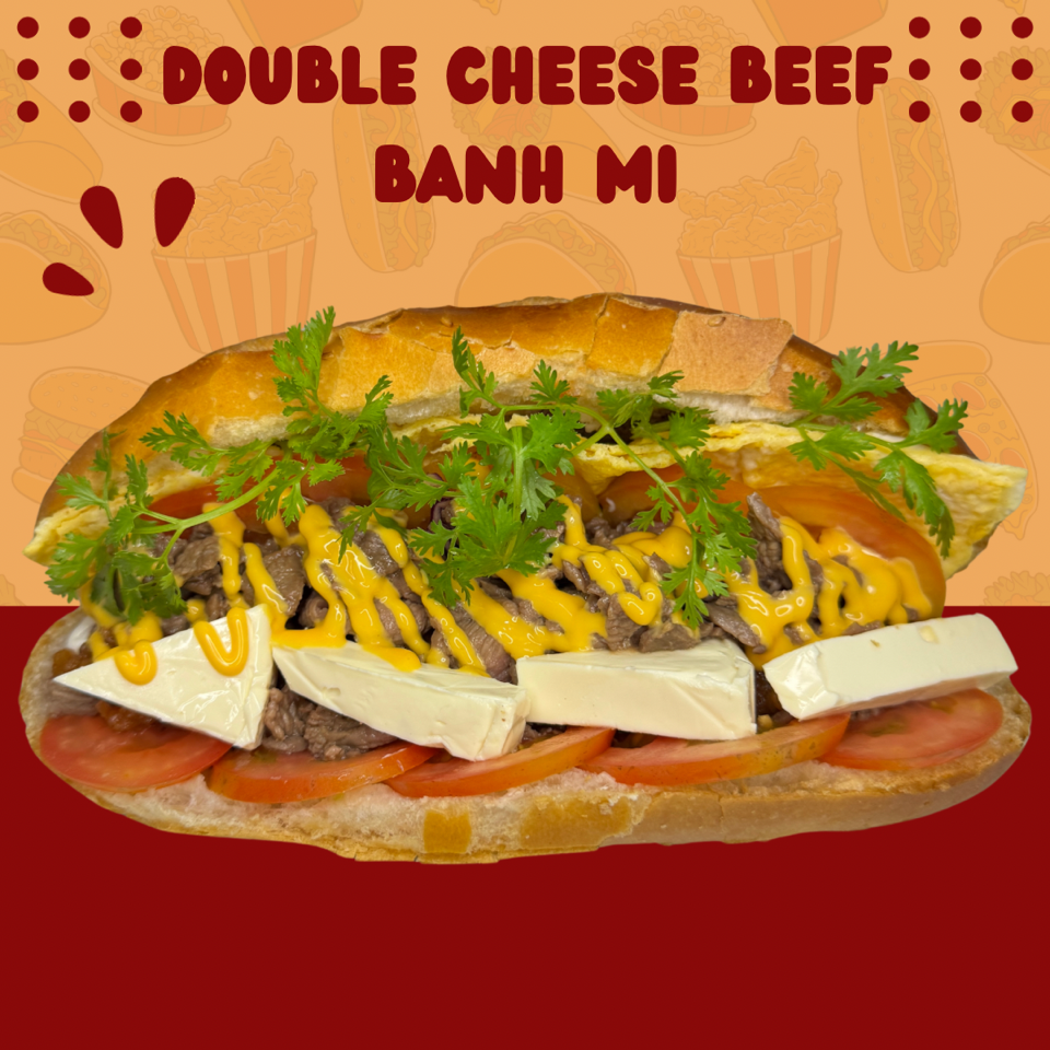 Doubles Cheese Beef-duoc-ban-tai-Bánh Mì Sài Gòn Phú Quốc