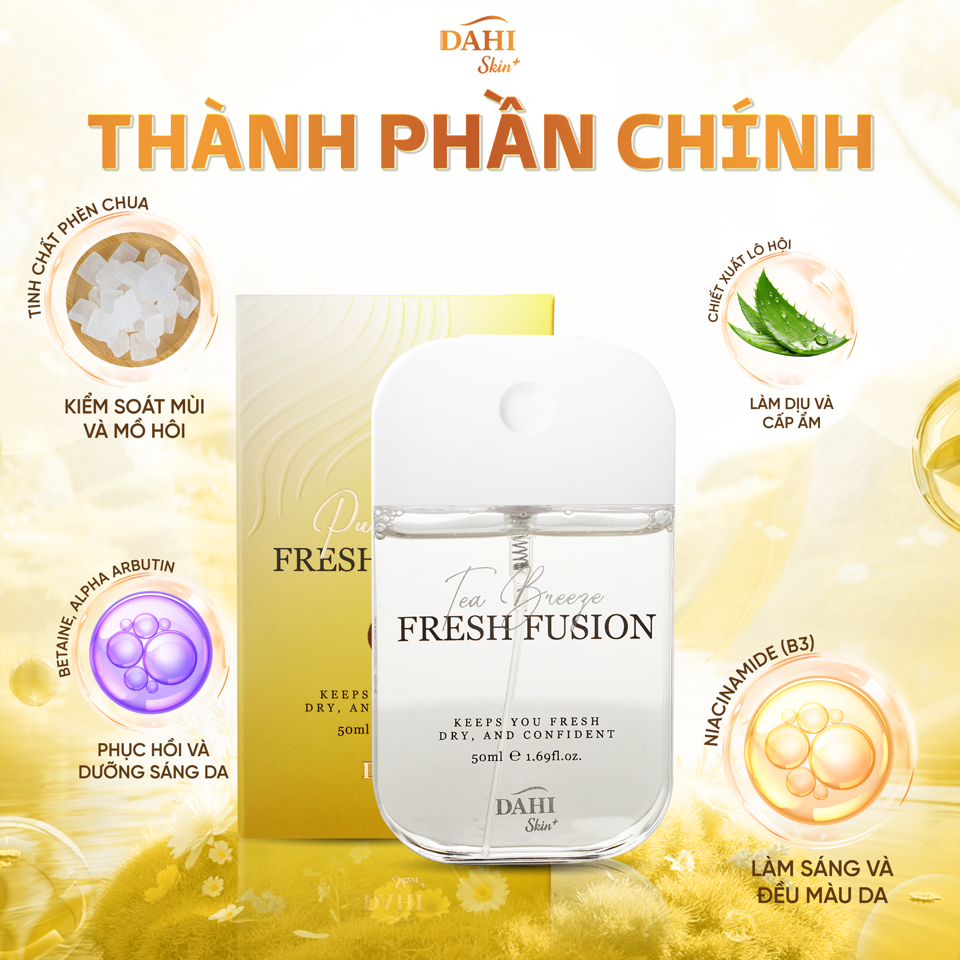 Xịt Khử Mùi Phèn Chua FRESH FUSION - Pure Air 50ML-duoc-ban-tai-DAHI SKIN VIỆT NAM
