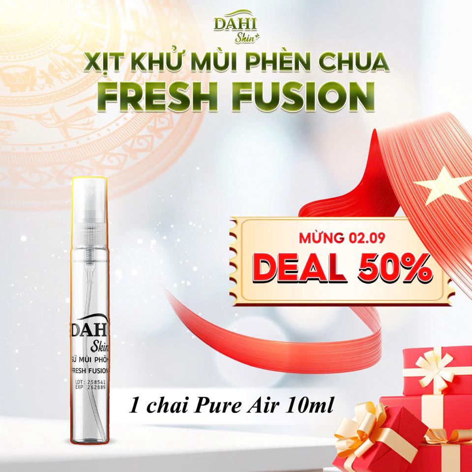 Xịt Khử Mùi FRESH FUSION - PURE AIR 10ML-duoc-ban-tai-DAHI SKIN VIỆT NAM