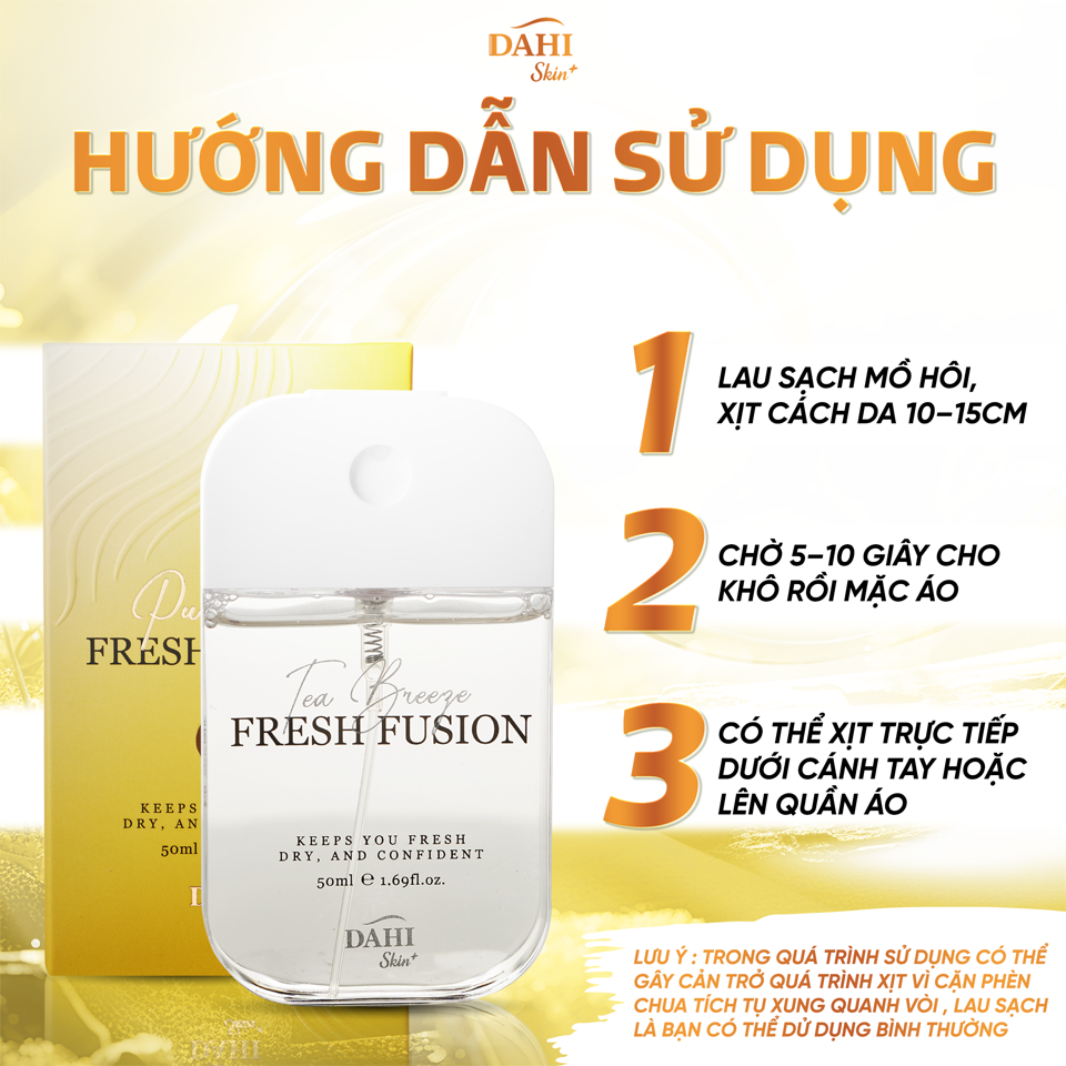 Xịt Khử Mùi Phèn Chua FRESH FUSION - Pure Air 50ML-duoc-ban-tai-DAHI SKIN VIỆT NAM