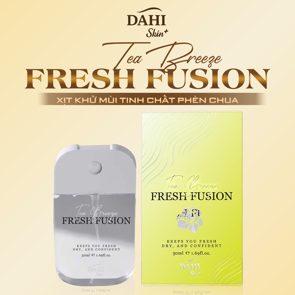 Xịt Khử Mùi Phèn Chua FRESH FUSION - Tea Breeze 50ML-duoc-ban-tai-DAHI SKIN VIỆT NAM