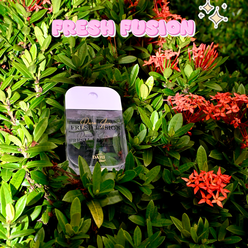 [ 2 PURE AIR 50ML ] Combo Xịt Khử Mùi Phèn Chua FRESH FUSION | Khô Thoáng ; Dịu Nhẹ ; Không Hương ; Dưỡng Sáng Da Vùng Nách-duoc-ban-tai-DAHI SKIN VIỆT NAM