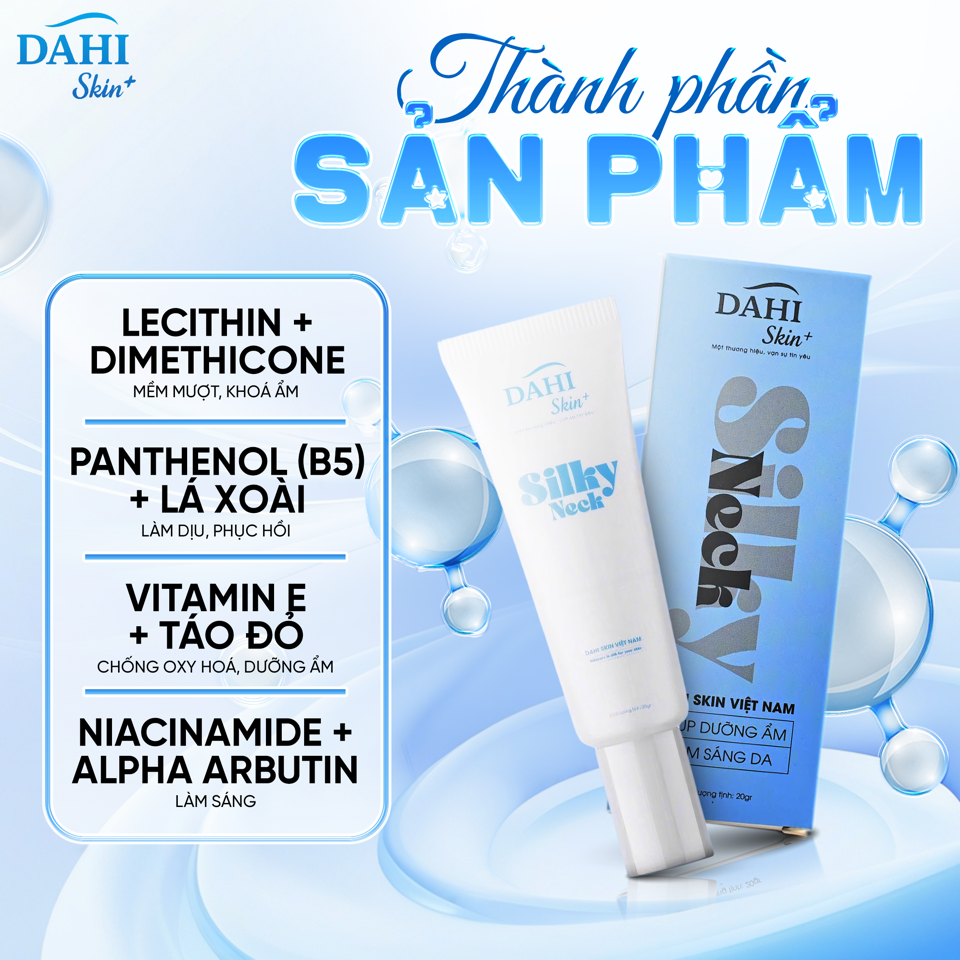 Kem Dưỡng Da Vùng Cổ SILKY NECK 20GR-duoc-ban-tai-DAHI SKIN VIỆT NAM