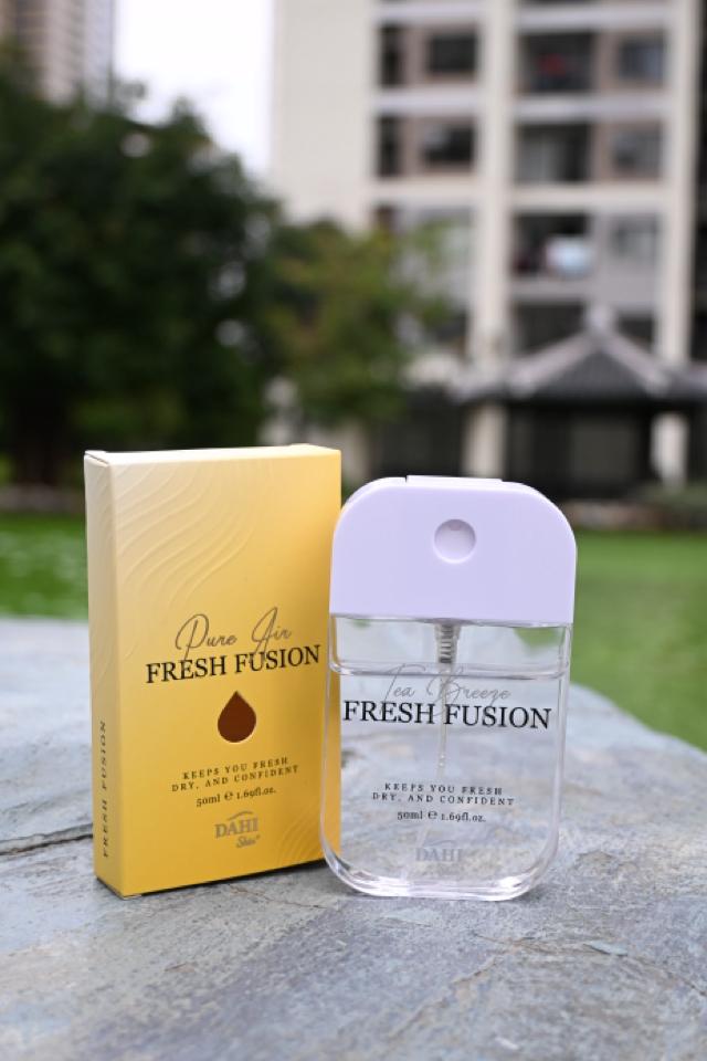 [ 2 PURE AIR 50ML ] Combo Xịt Khử Mùi Phèn Chua FRESH FUSION | Khô Thoáng ; Dịu Nhẹ ; Không Hương ; Dưỡng Sáng Da Vùng Nách-duoc-ban-tai-DAHI SKIN VIỆT NAM