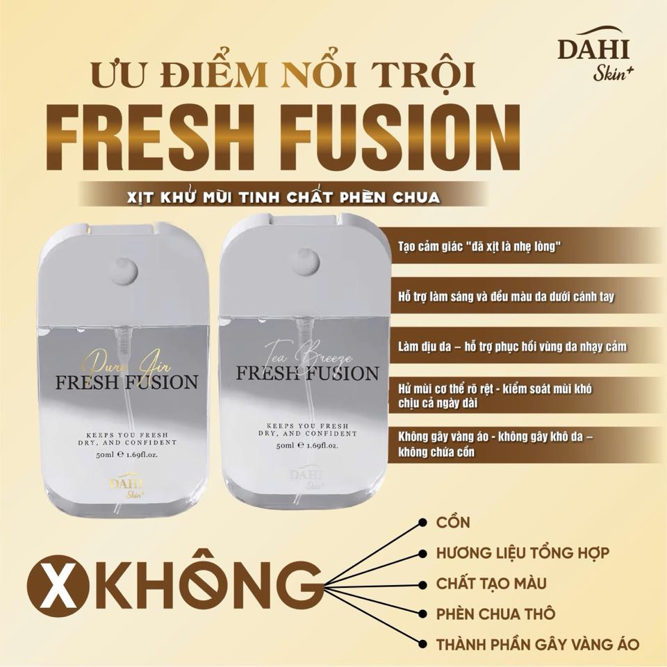 Xịt Khử Mùi Phèn Chua FRESH FUSION - Tea Breeze 50ML-duoc-ban-tai-DAHI SKIN VIỆT NAM