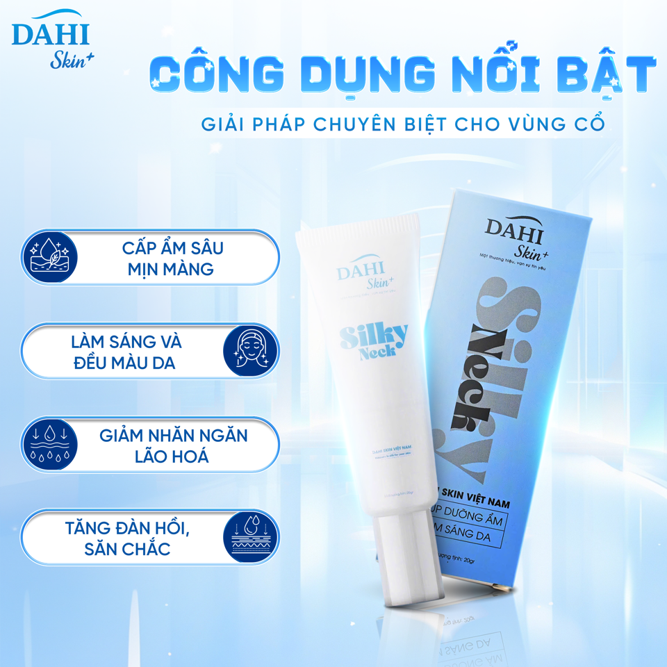 Kem Dưỡng Da Vùng Cổ SILKY NECK 20GR-duoc-ban-tai-DAHI SKIN VIỆT NAM