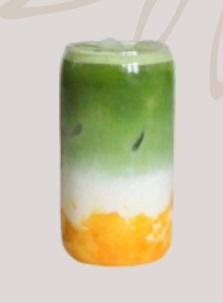 Mango Matcha Latte-duoc-ban-tai-SPANDA VEGAN & CAFE