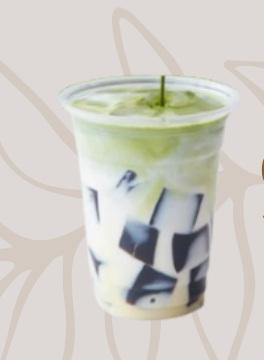 Grass Jelly Matcha Latte-duoc-ban-tai-SPANDA VEGAN & CAFE