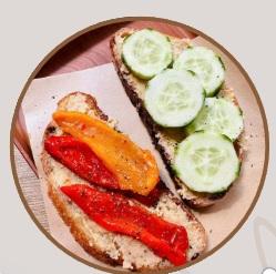 Hummus Sandwich (vegan)-duoc-ban-tai-SPANDA VEGAN & CAFE