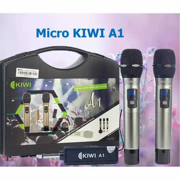 Micro không dáy Kiwi A1-duoc-ban-tai-Trọng Đại. Băng đĩa nhạc. Phụ kiện âm thanh