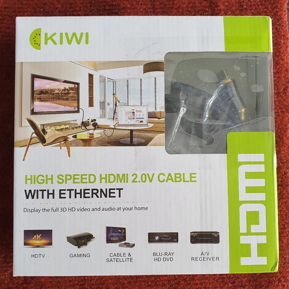 Dây HDMI KIWI 2.0 10m tròn-duoc-ban-tai-Trọng Đại. Băng đĩa nhạc. Phụ kiện âm thanh