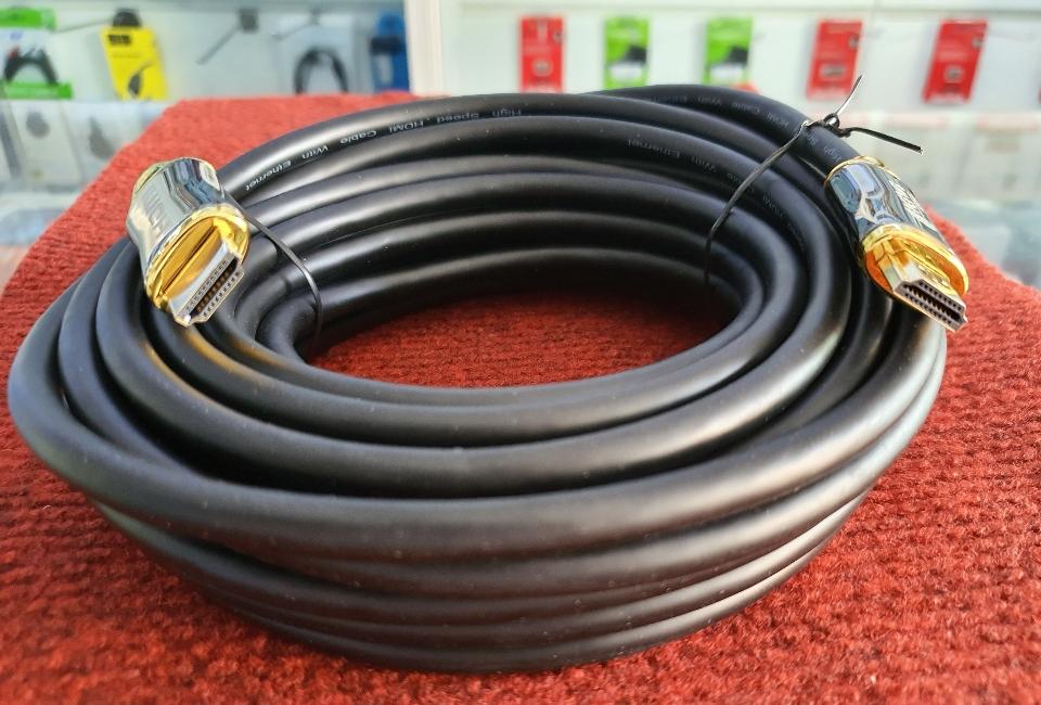 Dây HDMI KIWI 2.0 10m tròn-duoc-ban-tai-Trọng Đại. Băng đĩa nhạc. Phụ kiện âm thanh